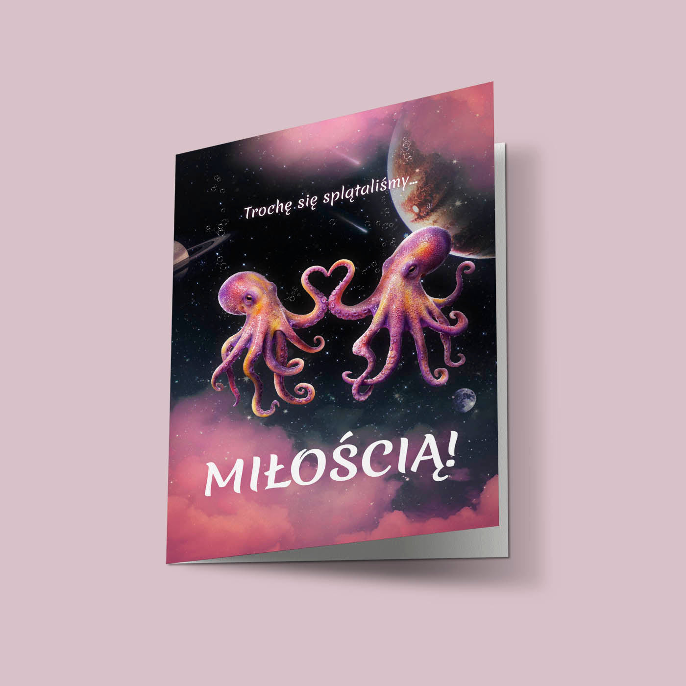 Kartka Ośmiornice „Trochę się splątaliśmy"