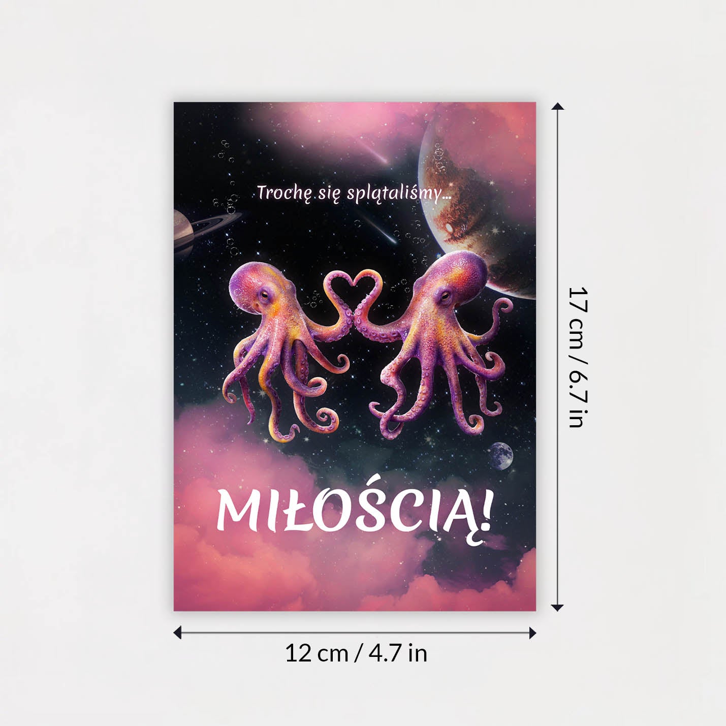 Kartka Ośmiornice „Trochę się splątaliśmy"