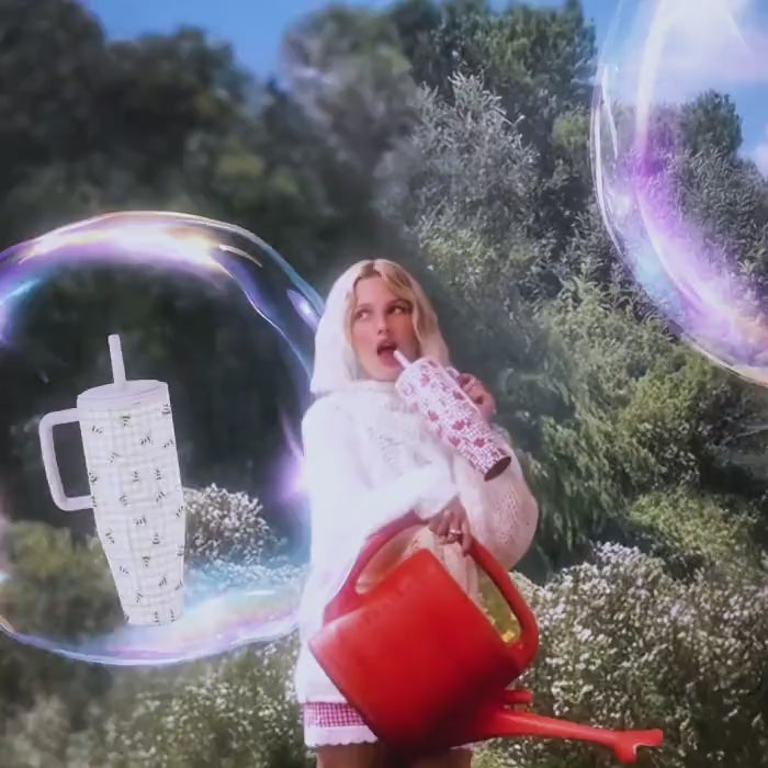 Animowana miniatura kolażu cyfrowego dla marki BURGA, kolorowa surrealistyczna grafika promocyjna