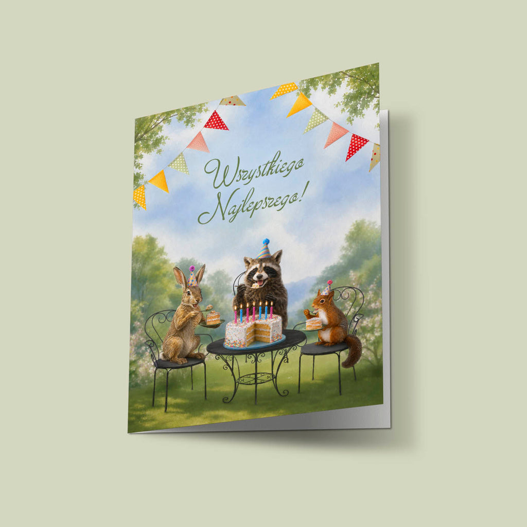 Kartka Urodzinowa Piknik